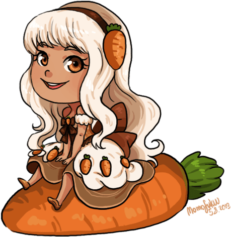 Carrot Cake - Chibi Food People - Transparent PNG Free Download | PNGio