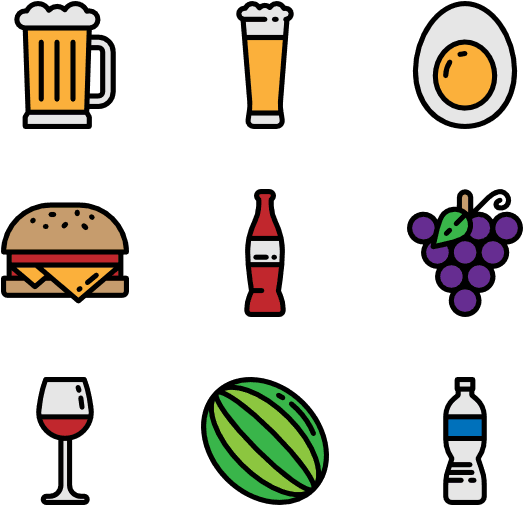 Food And Restaurant - Food Vector Flat Png - Transparent PNG Free Download | PNGio