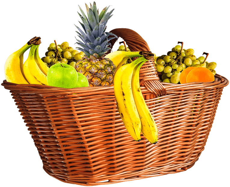 Pineapple Cliparts 27, Buy Clip Art - Food Basket Png - Transparent PNG Free Download | PNGio