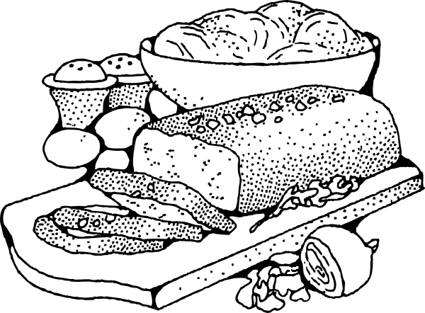 Related For Vintage Food Clipart - Food Black And White Clipart - Transparent PNG Free Download | PNGio