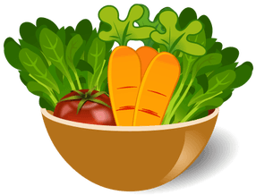 Vegetable Bowl - Vegetable And Food Clipart - Transparent PNG Free Download | PNGio