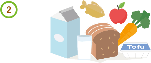 For Optimal Health, Eat A Wide Variety Of Foods From - Calcium Rich Foods Cartoon - Transparent PNG Free Download | PNGio