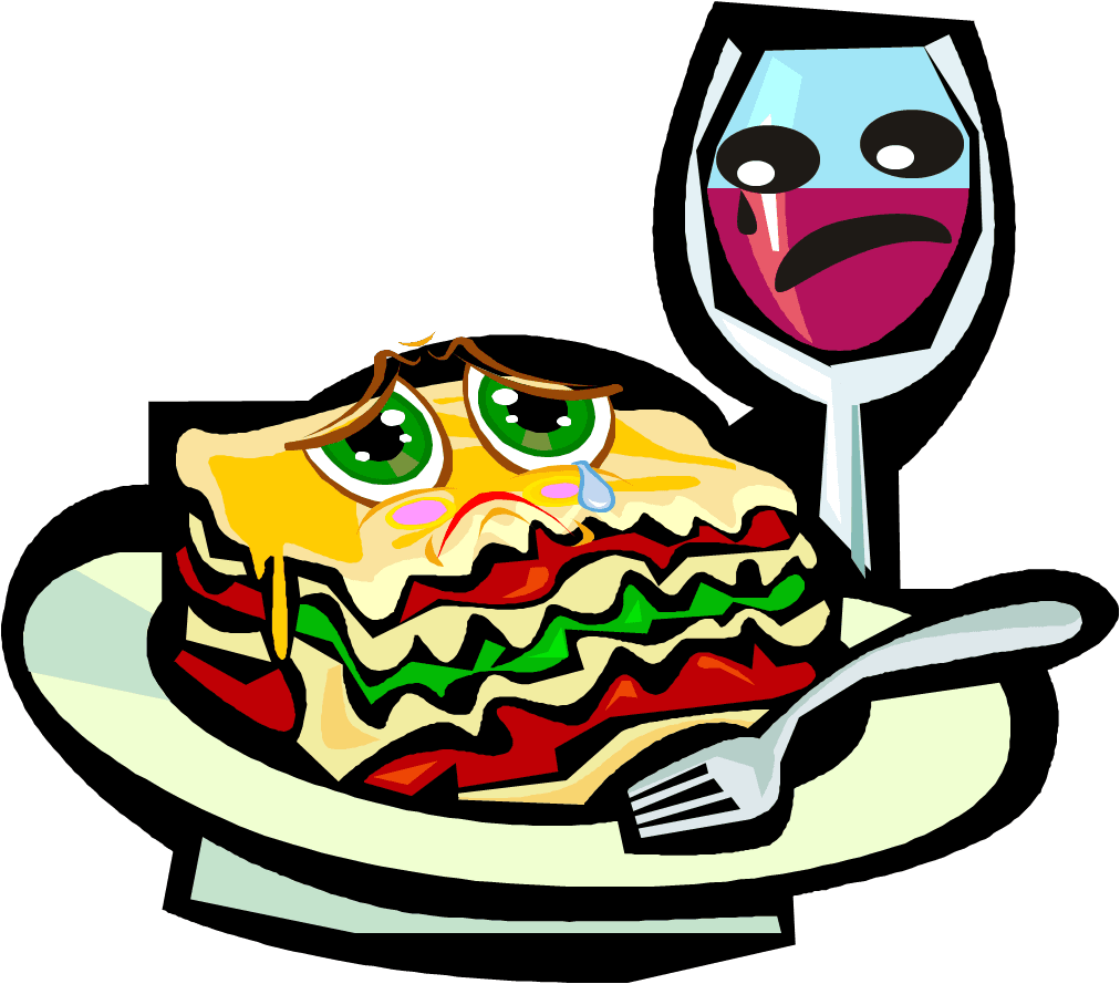 Triste Almuerzo - Italian Food Clip Art - Transparent PNG Free Download | PNGio