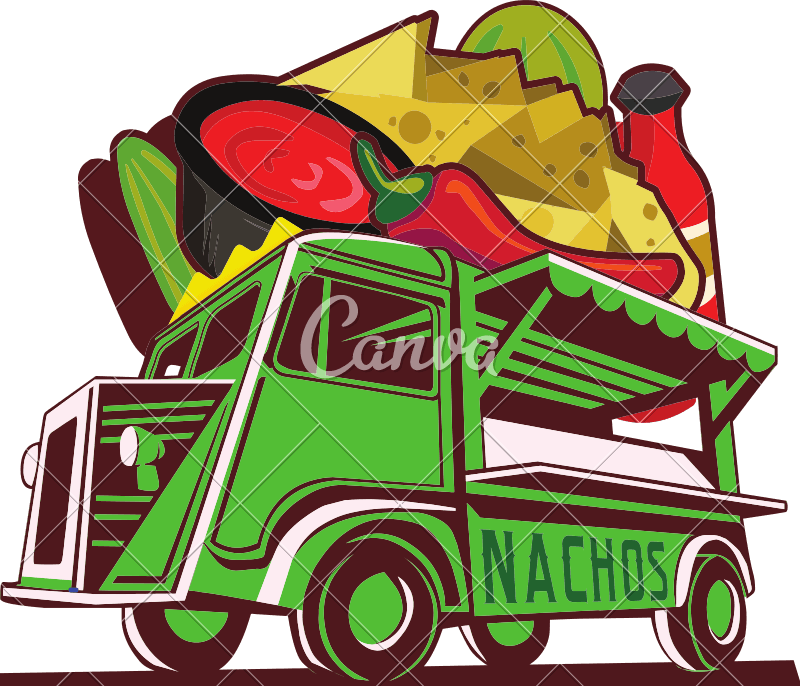 Food Truck Nachos - Nacho Food Truck Flyer - Transparent PNG Free Download | PNGio