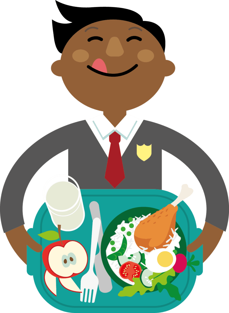 School Food Ambassadors Sfa - Uk School Food Cartoon - Transparent PNG Free Download | PNGio