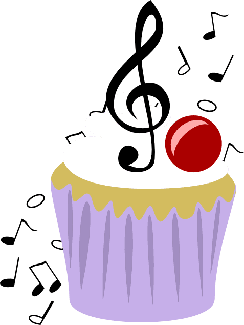 Musical Cupcake Cutie Mark By Kinnichi - Mlp Cutie Mark Food - Transparent PNG Free Download | PNGio