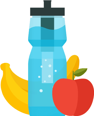 Try To Snack Light And Drink A Lot Of Water Instead - Food And Water Png - Transparent PNG Free Download | PNGio