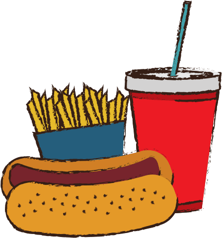 Fast Food Design - Fast Food - Transparent PNG Free Download | PNGio