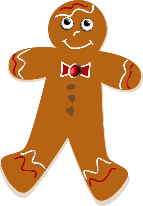 Gingerbread Man Border - Food Group - Transparent PNG Free Download | PNGio