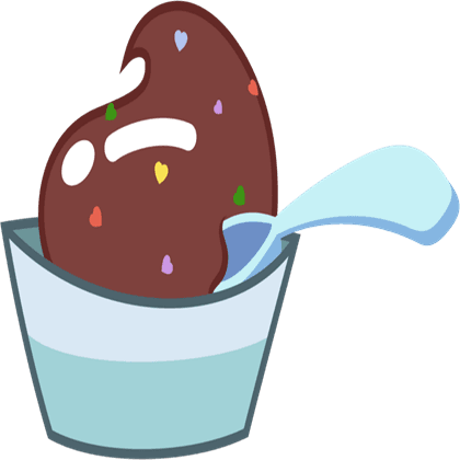 Pudding Cutie Mark - My Little Pony Cutie Mark Food - Transparent PNG Free Download | PNGio