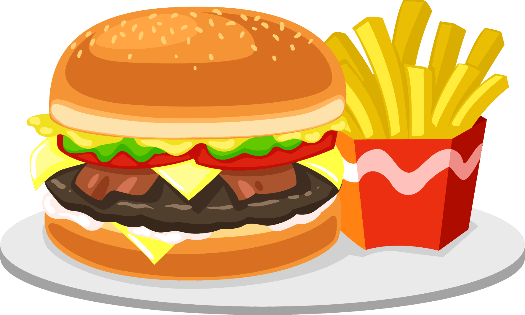 Food Clipart Png Image 03 - Fast Food Clipart Png - Transparent PNG Free Download | PNGio