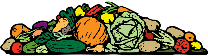 Vegetables Pile Assorted Variety Food Raw - Food Pile Clipart - Transparent PNG Free Download | PNGio