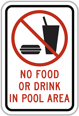 Me4pbc5eqsnxt5gi7jpralg Jpg - No Food Or Drink In Pool Area (0" - Transparent PNG Free Download | PNGio