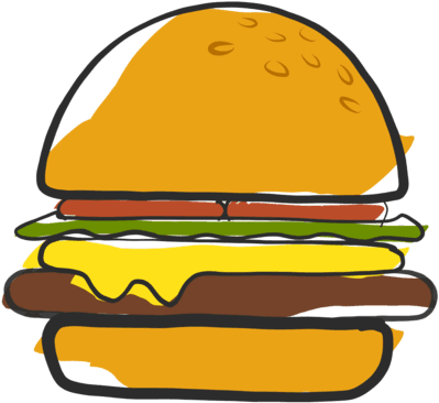 Top 5 Burgers In The Uae - Fast Food - Transparent PNG Free Download | PNGio