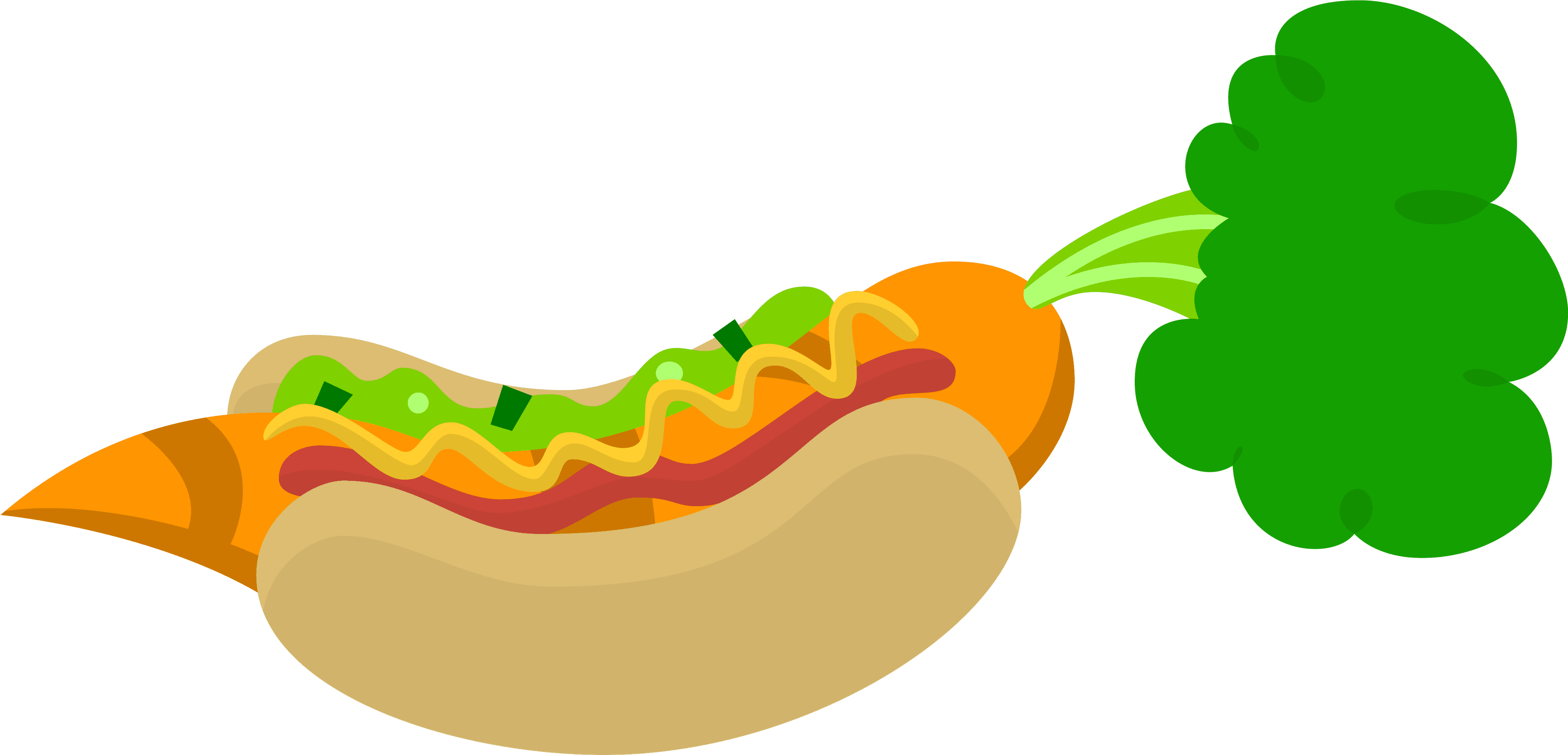 Glitchking123, Carrot, Carrot Dog, Food, No Pony, Rarity - Mlp Food - Transparent PNG Free Download | PNGio