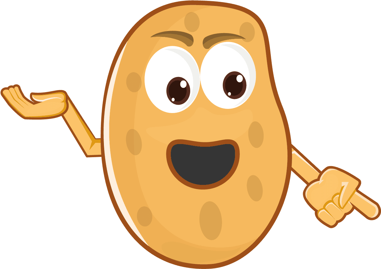 Potato Cartoon Character - Food - Transparent PNG Free Download | PNGio