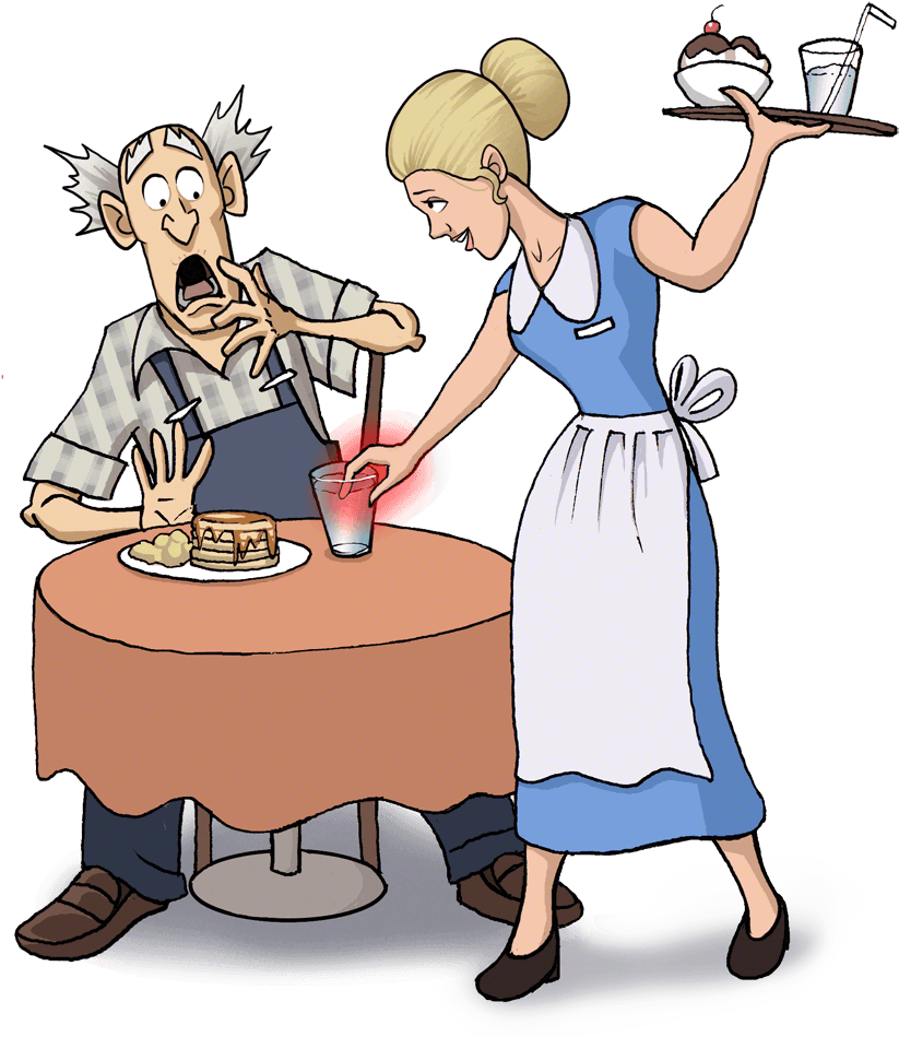 Never Touch The Top Rim Of A Cup - Food Handling Clipart - Transparent PNG Free Download | PNGio