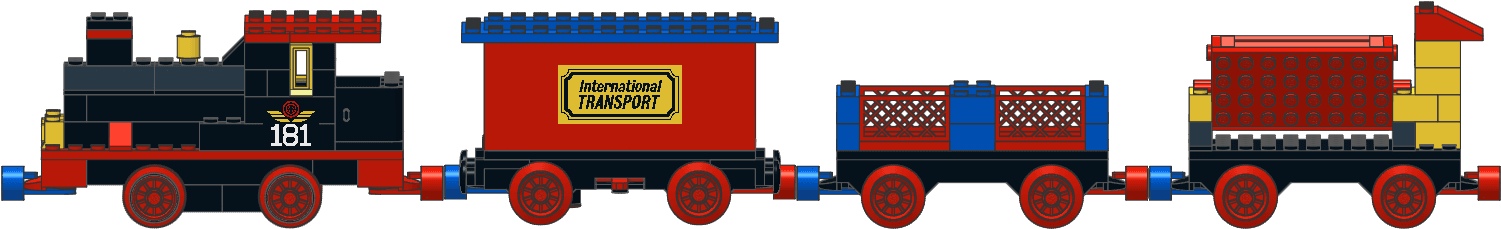 Set 181 Is The Set With The Most Carriages, Never Were - Toy Vehicle - Transparent PNG Free Download | PNGio