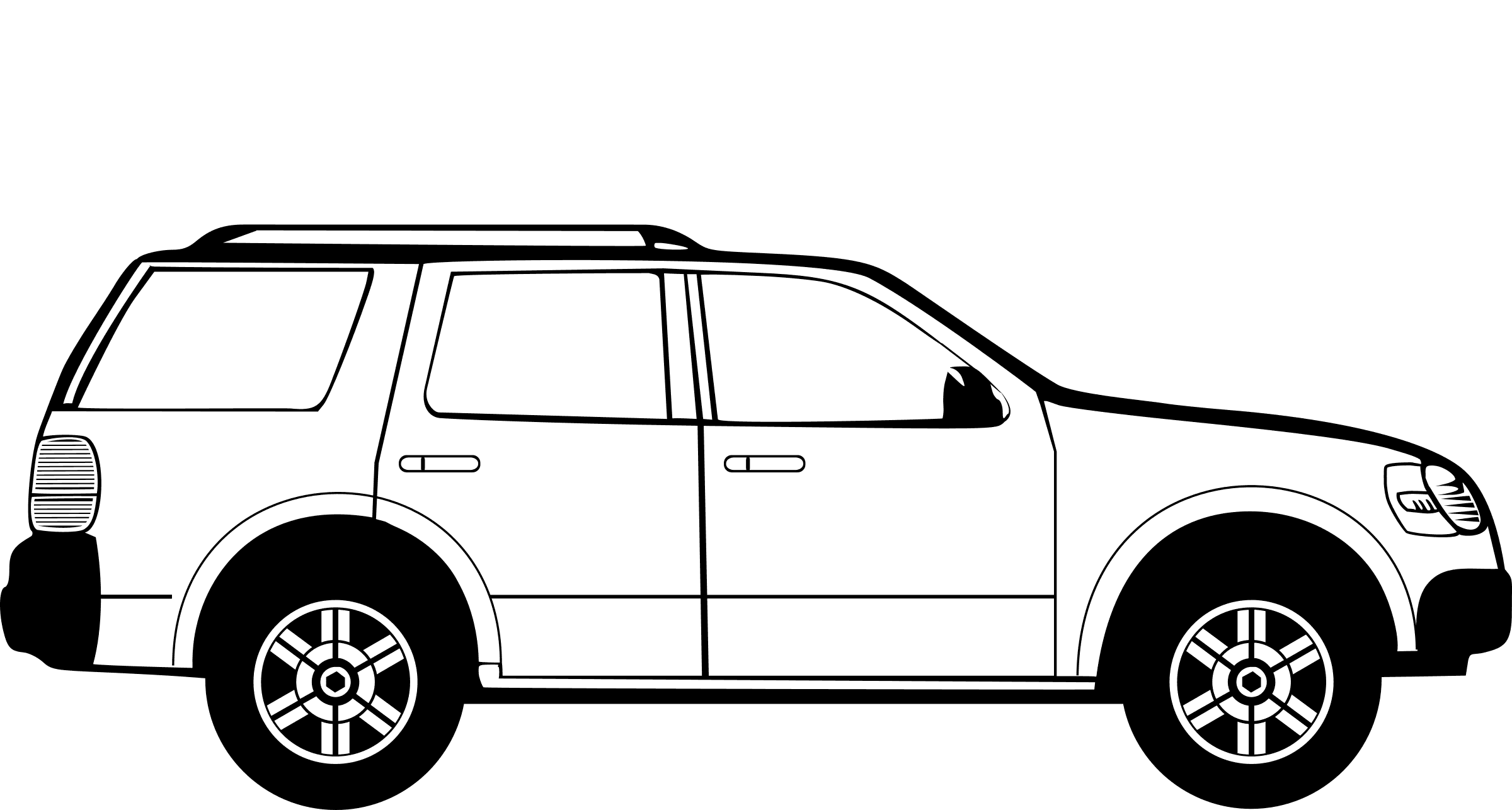 Vehicle Clipart Big Car - Sport Utility Vehicle - Transparent PNG Free Download | PNGio