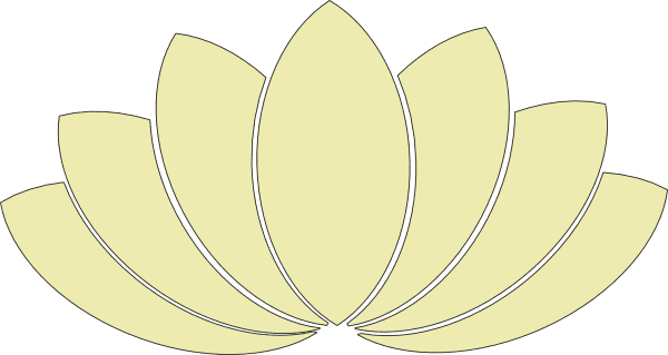 Cream Lotus Clipart Clip Art At Clker - Vehicle Mat - Transparent PNG Free Download | PNGio