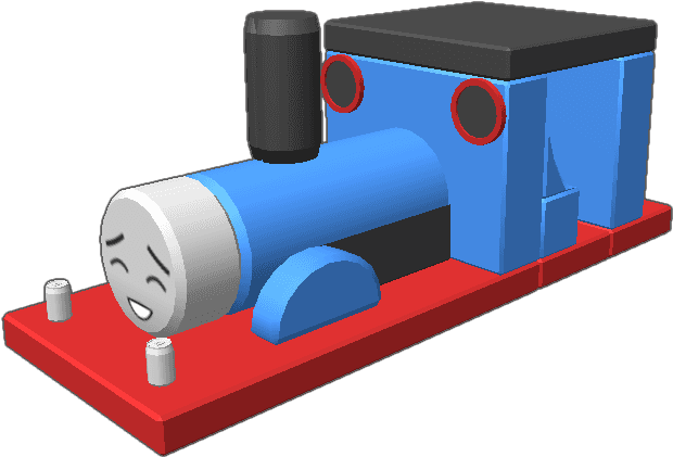 Thomas The Tank Engine Template, Ready To Add Legs - Toy Vehicle - Transparent PNG Free Download | PNGio