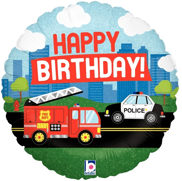 Globo Emergency Vehicle Birthday - Emergency Vehicle - Transparent PNG Free Download | PNGio