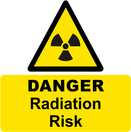 Caution Radiation - Heavy Vehicles Turning Signs - Transparent PNG Free Download | PNGio