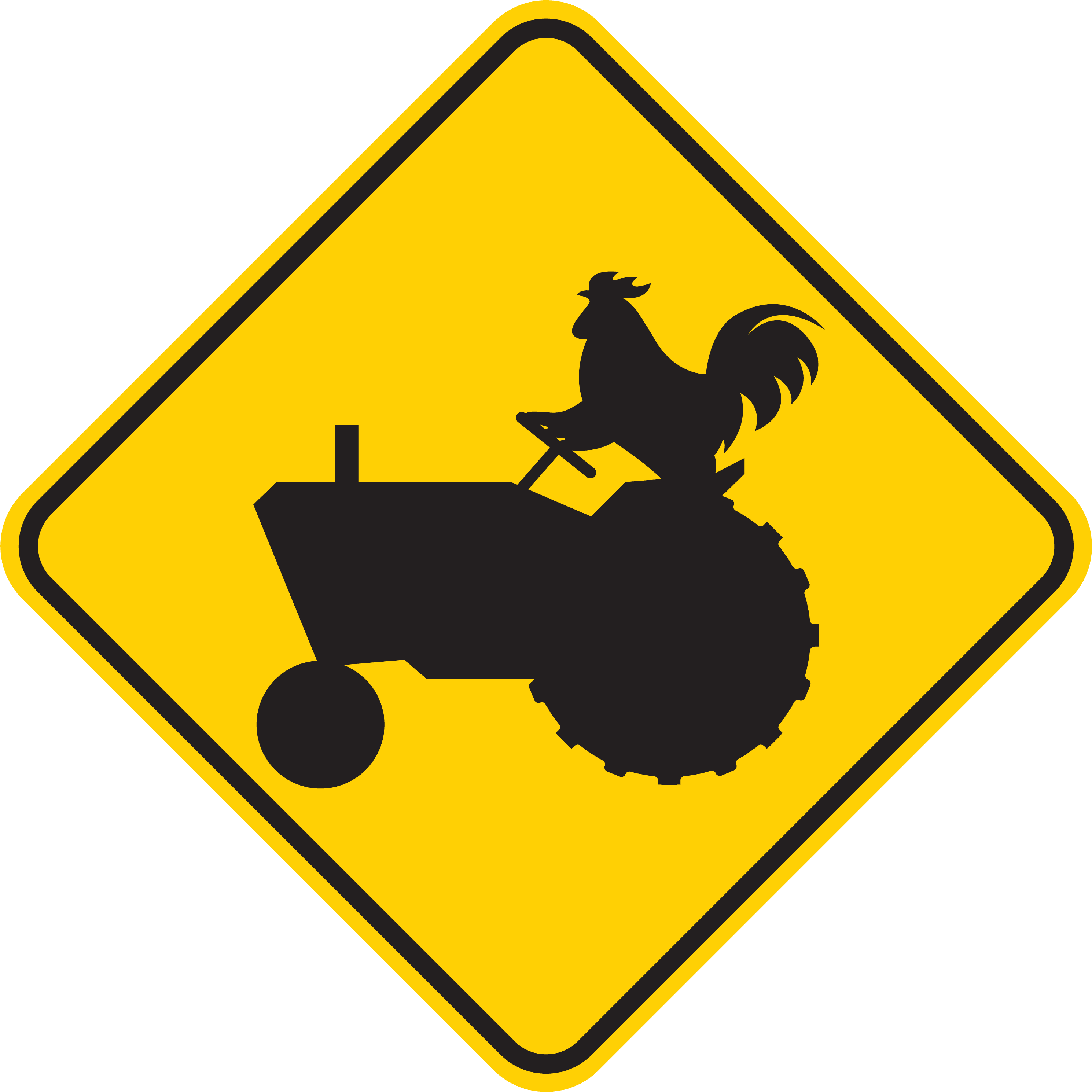 Northwest Chicken Tractors - Farm Vehicle Sign - Transparent PNG Free Download | PNGio