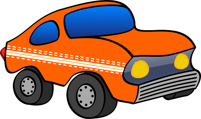 Racing Car Car, Funny, Orange, Vehicle, Automobile, - Car Cartoon Clipart - Transparent PNG Free Download | PNGio