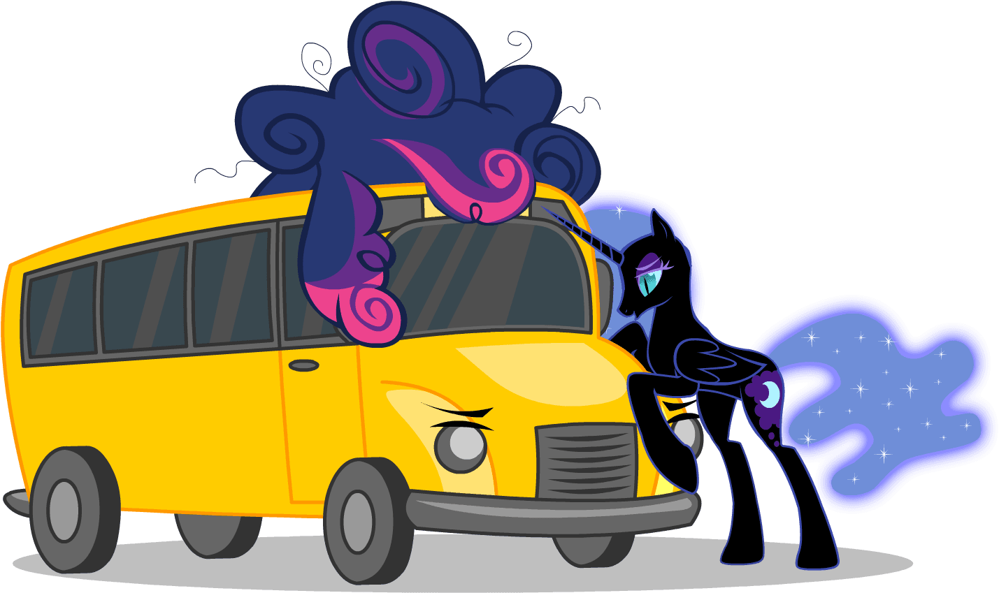Princess Luna Pinkie Pie Derpy Hooves Fluttershy Pony - Illustration - Transparent PNG Free Download | PNGio