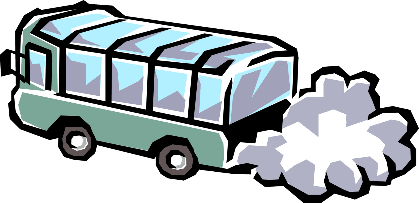 Vector Illustration Of Passenger Tour Bus Vehicle Spews - Vector Illustration Of Passenger Tour Bus Vehicle Spews - Transparent PNG Free Download | PNGio