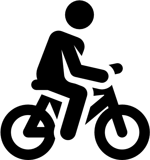 Bonsai Clipart Cartoon - Stickman On A Bike - Transparent PNG Free Download | PNGio