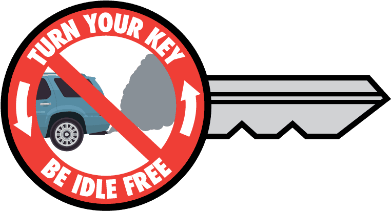 Idling Vehicles Contribute To Air Pollution And Emit - Sign - Transparent PNG Free Download | PNGio