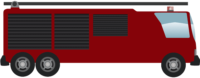 Emergency Fire Engine, Firemen, Van, Vehicle, Emergency - Fire Engine - Transparent PNG Free Download | PNGio