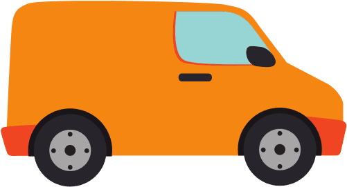 Delivery Van Vehicle Isolated - Transport - Transparent PNG Free Download | PNGio