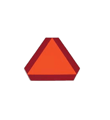 Slow Moving Vehicle Decal Sign/aluminum Bracket - Traffic Sign - Transparent PNG Free Download | PNGio