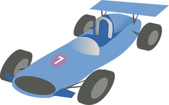 Car, Racing, Vehicle - Race Car Clipart Blue - Transparent PNG Free Download | PNGio