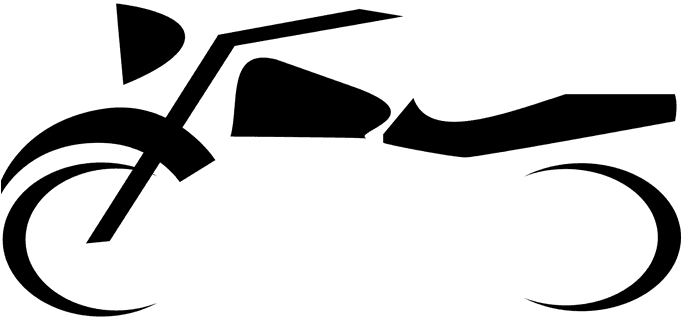 Motorcycle Bike Symbol Abstract Vehicle Mo - Motorcycle Clip Art - Transparent PNG Free Download | PNGio