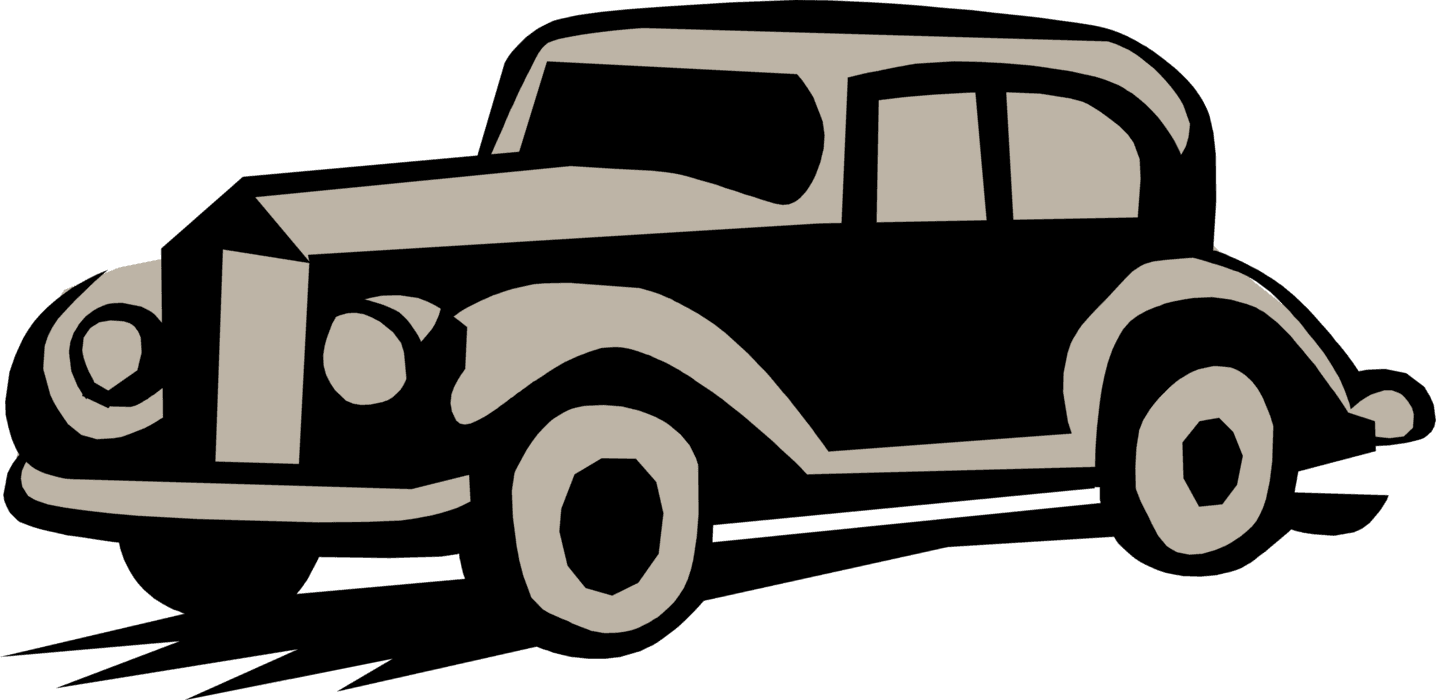 Vector Illustration Of Vintage Antique Automobile Car - Hickory Flat Hwy Automotive Cap - Transparent PNG Free Download | PNGio