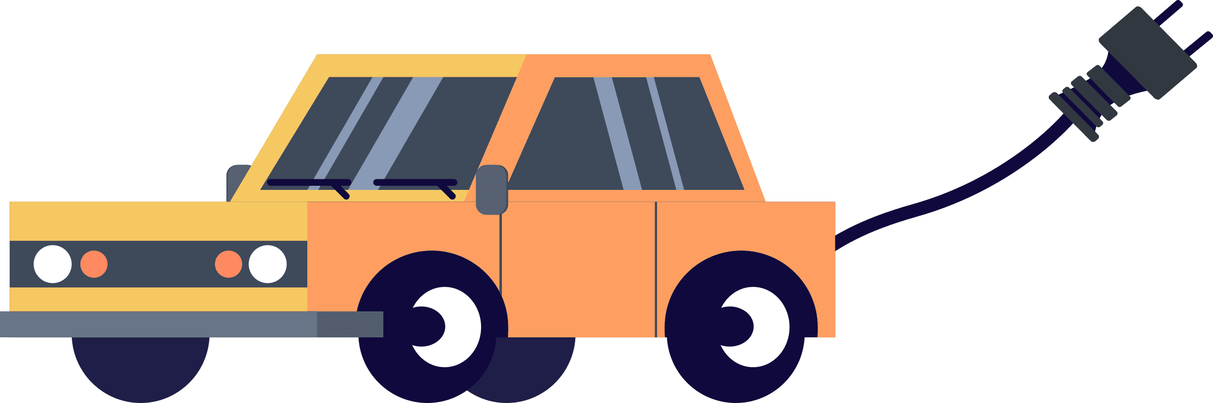 Electric Car Electric Vehicle Electricity - Car - Transparent PNG Free Download | PNGio