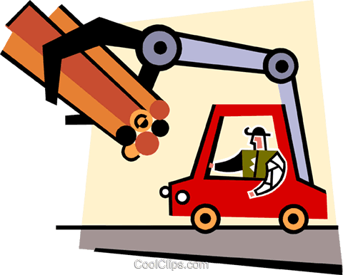 Logging Vehicles Royalty Free Vector Clip Art Illustration - Logging Vehicles Royalty Free Vector Clip Art Illustration - Transparent PNG Free Download | PNGio