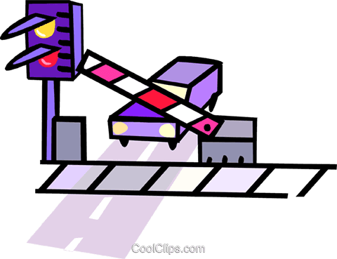 Vehicle Stopped At A Train Crossing Royalty Free Vector - Vehicle Stopped At A Train Crossing Royalty Free Vector - Transparent PNG Free Download | PNGio