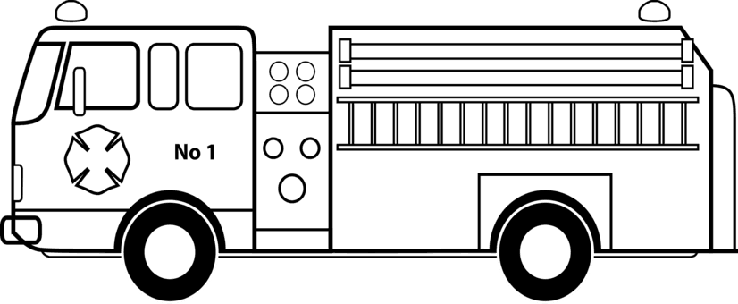 Car Fire Engine Coloring Book Motor Vehicle Emergency - Car Fire Engine Coloring Book Motor Vehicle Emergency - Transparent PNG Free Download | PNGio