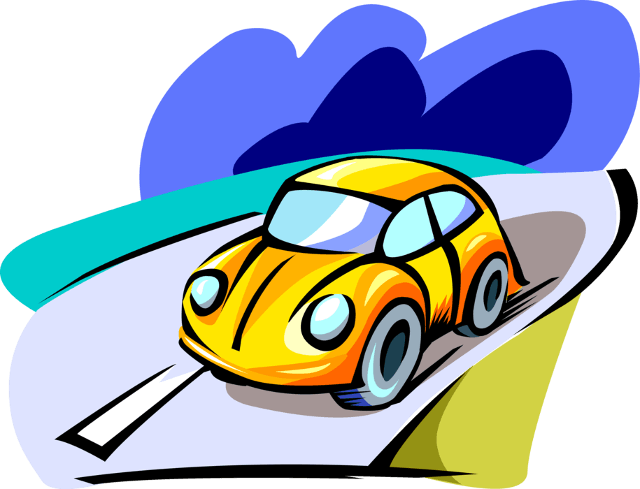 Vector Illustration Of Volkswagen Beetle Car Automobile - Car - Transparent PNG Free Download | PNGio