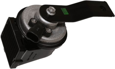 Electric Horn With Bracket - Vehicle Horn - Transparent PNG Free Download | PNGio