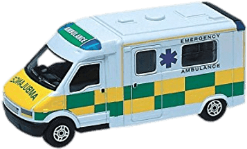 Emergency Ambulance Toy - Corgi Toys Ty87204 Ambulance Die Cast Vehicle - Transparent PNG Free Download | PNGio
