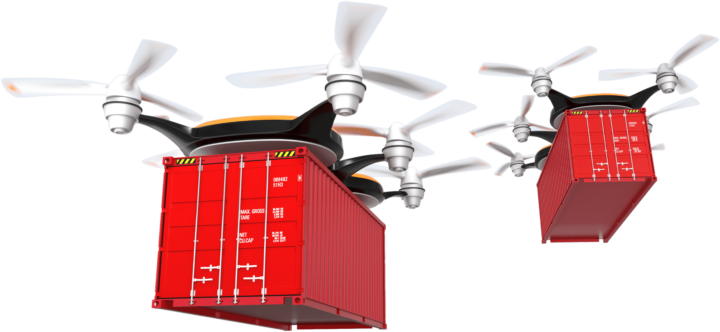 Unmanned Flying Cargo Containers - National Autonomous Vehicle Day - Transparent PNG Free Download | PNGio