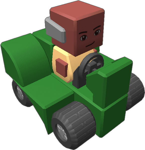 The Mower Guy From Happy Wheels - Toy Vehicle - Transparent PNG Free Download | PNGio