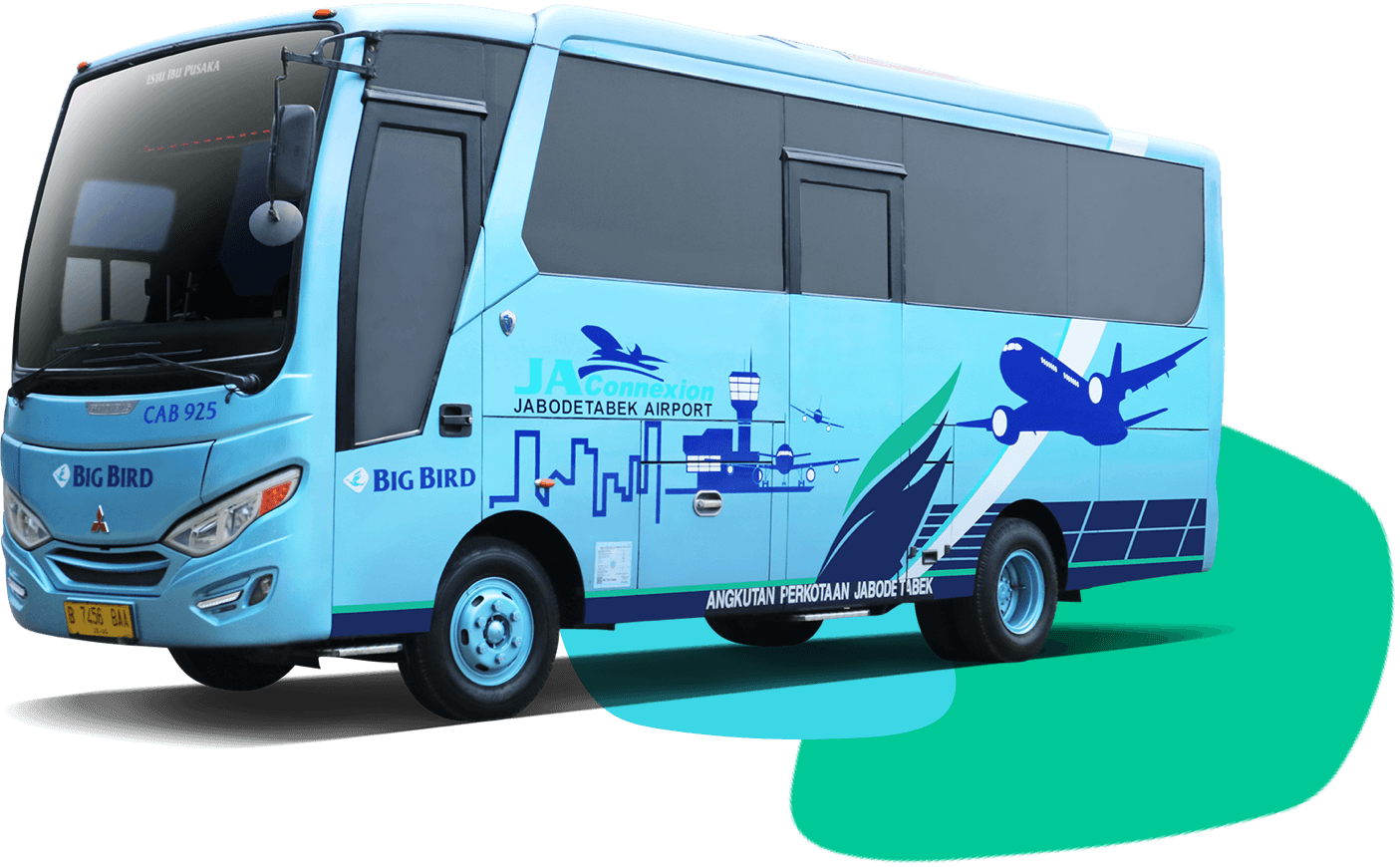 The Bigbird Airport Shuttle Is Reinforced By Trained - Commercial Vehicle - Transparent PNG Free Download | PNGio