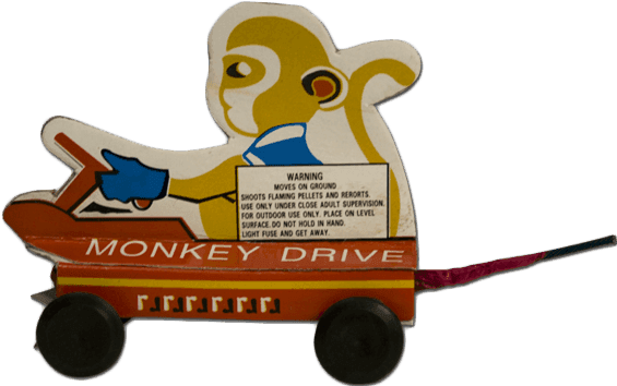 Monkey Drives Car - Toy Vehicle - Transparent PNG Free Download | PNGio